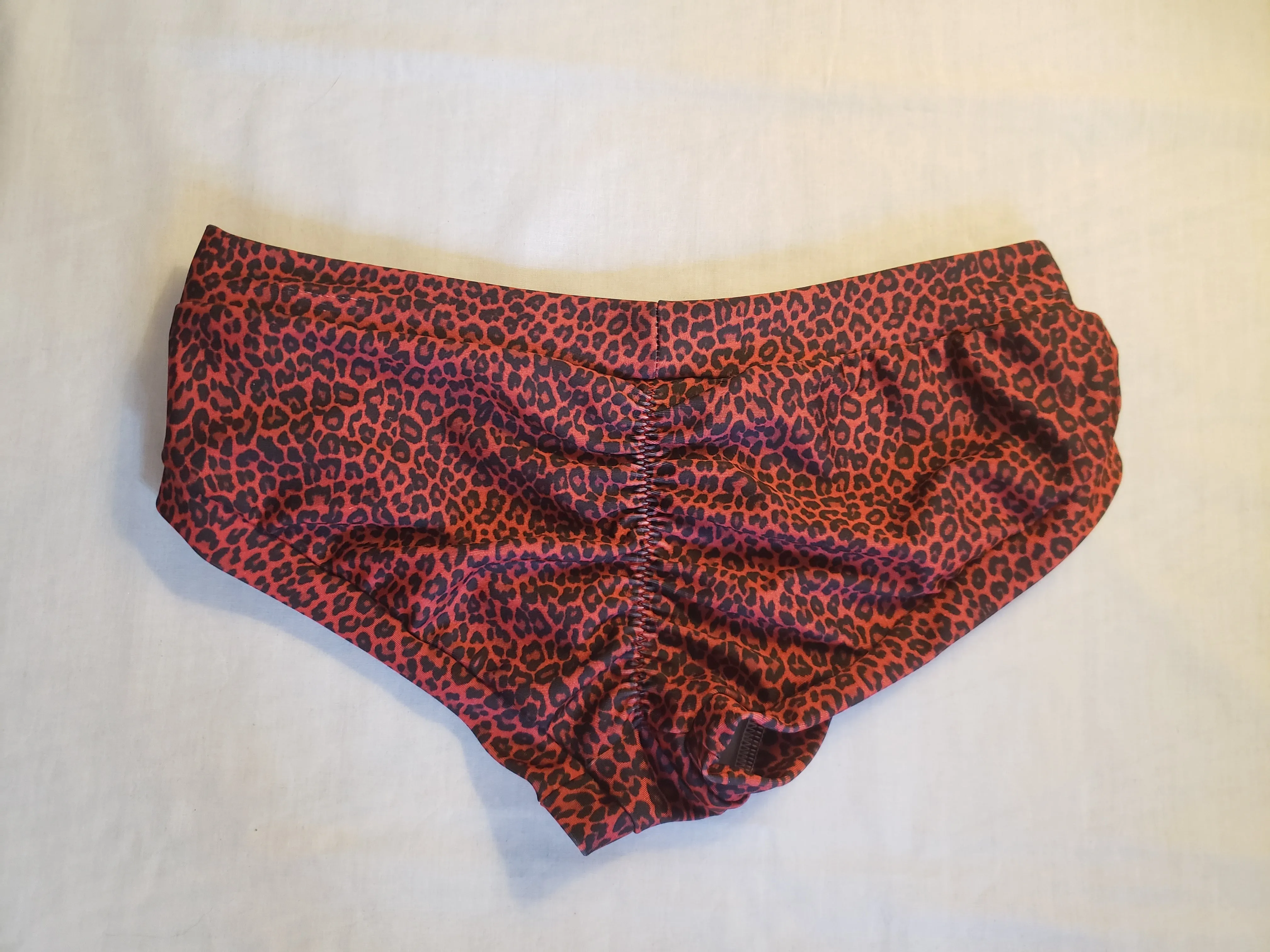 Booty Short- Red Leopard