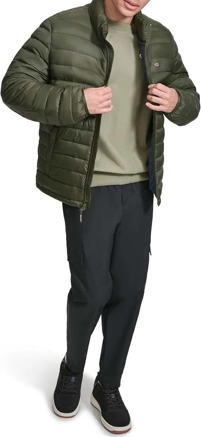 Champion Men's Lightweight Packable Puffer Jacket