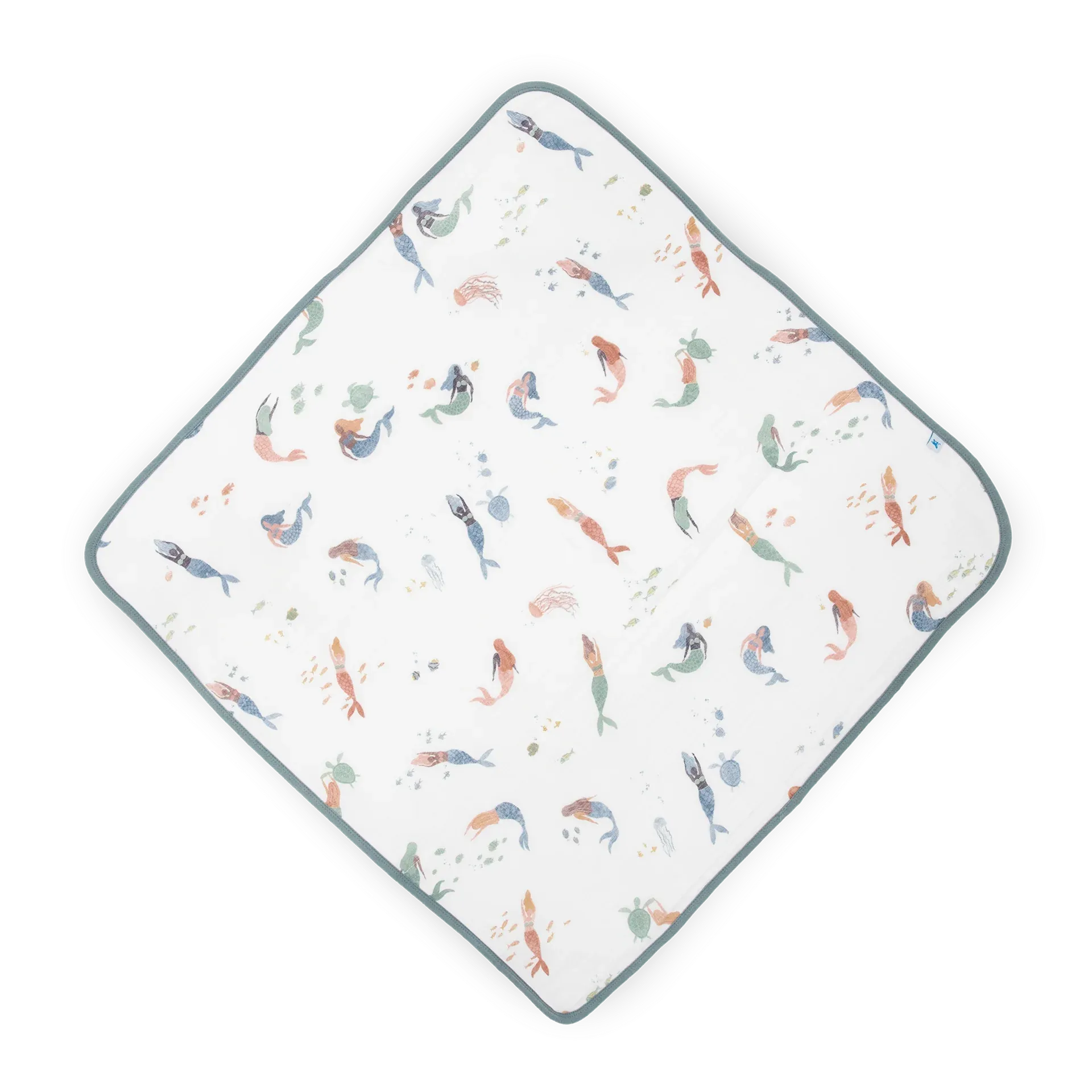 Infant Hooded Towel (Mermaids)