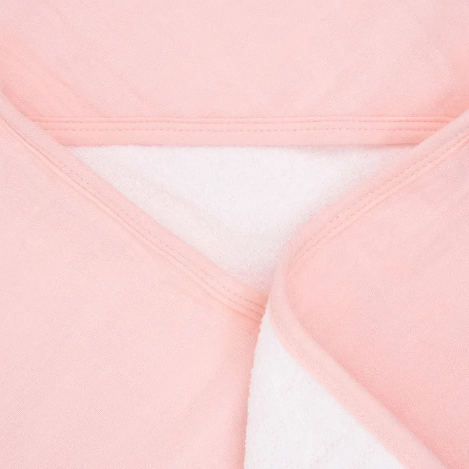 Infant Hooded Towel (Rose Petal)