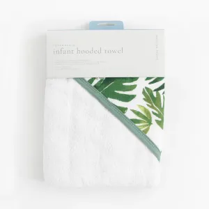 Infant Hooded Towel (Tropical Leaf)