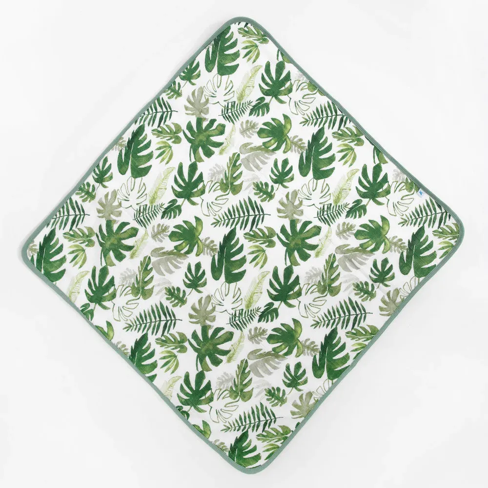 Infant Hooded Towel (Tropical Leaf)