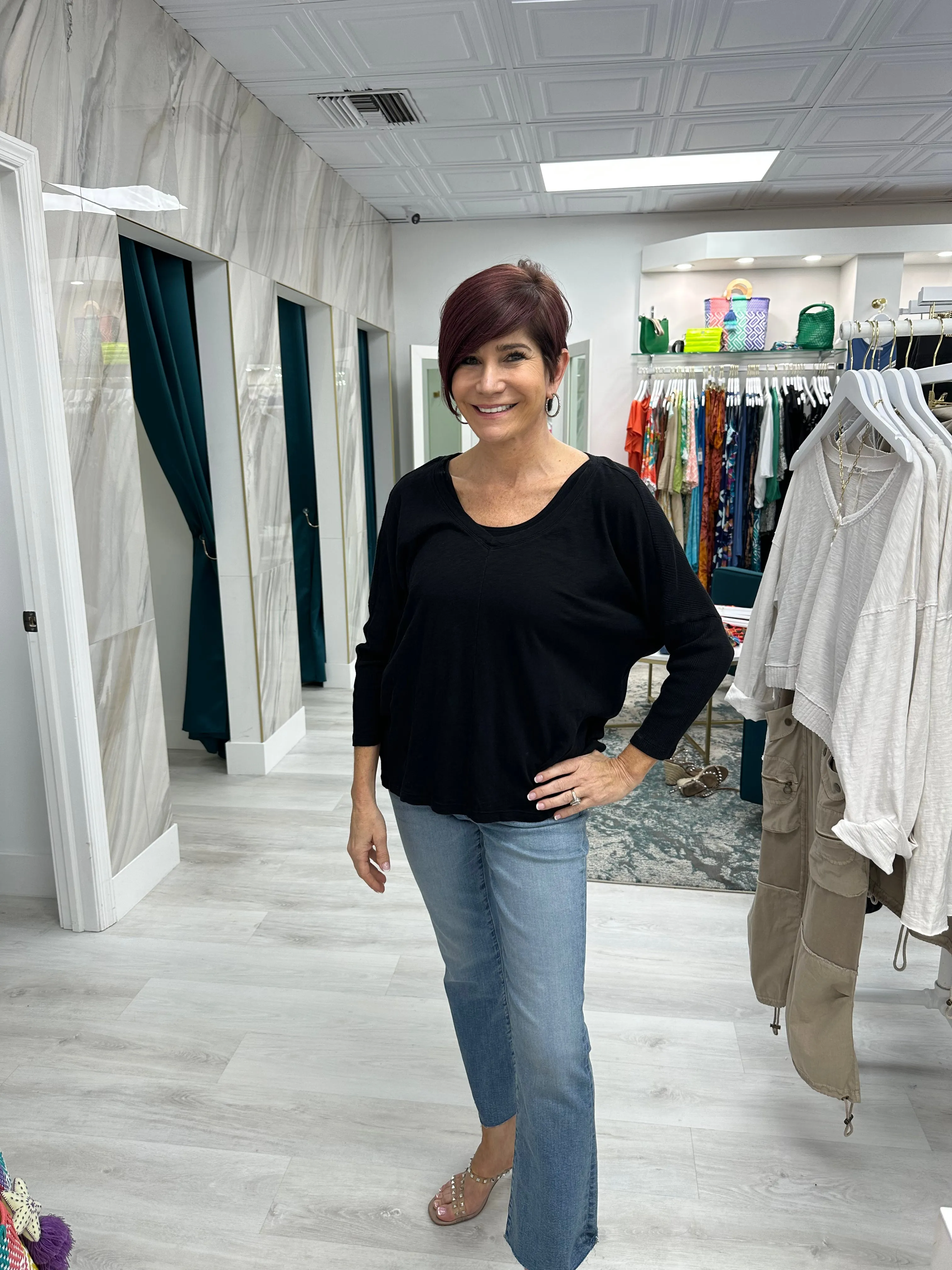 Leni V Neck Dolman
