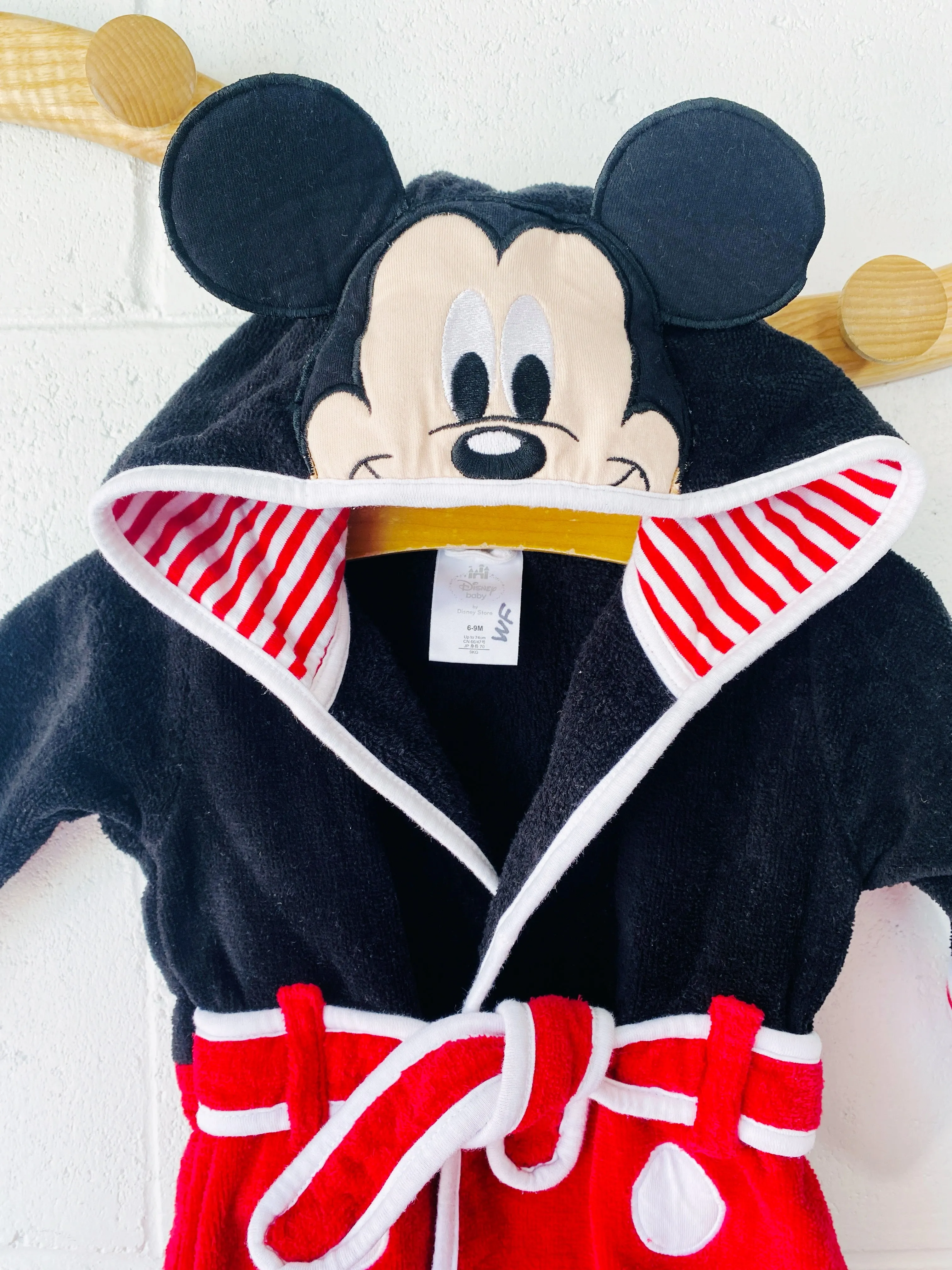 Mickey Bath Robe, 6-9 months