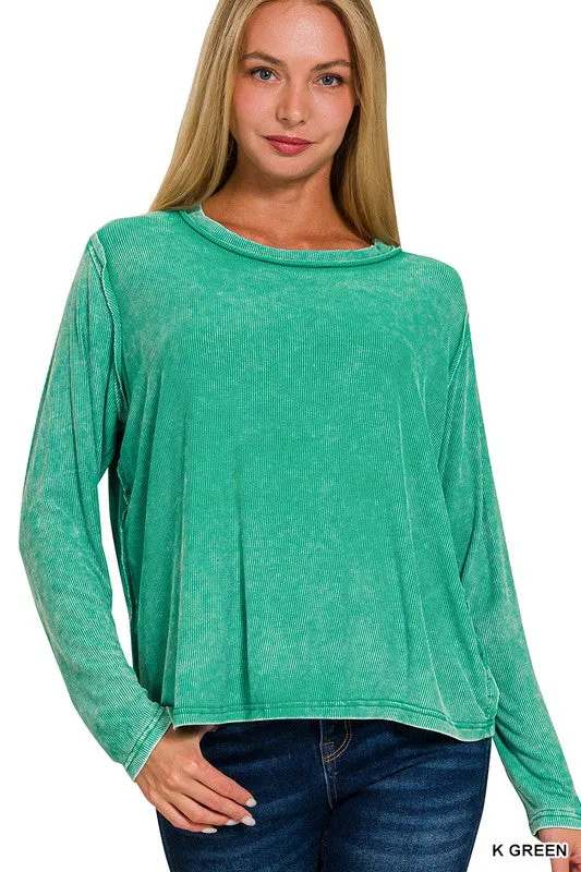 Off The Charts Ribbed Top