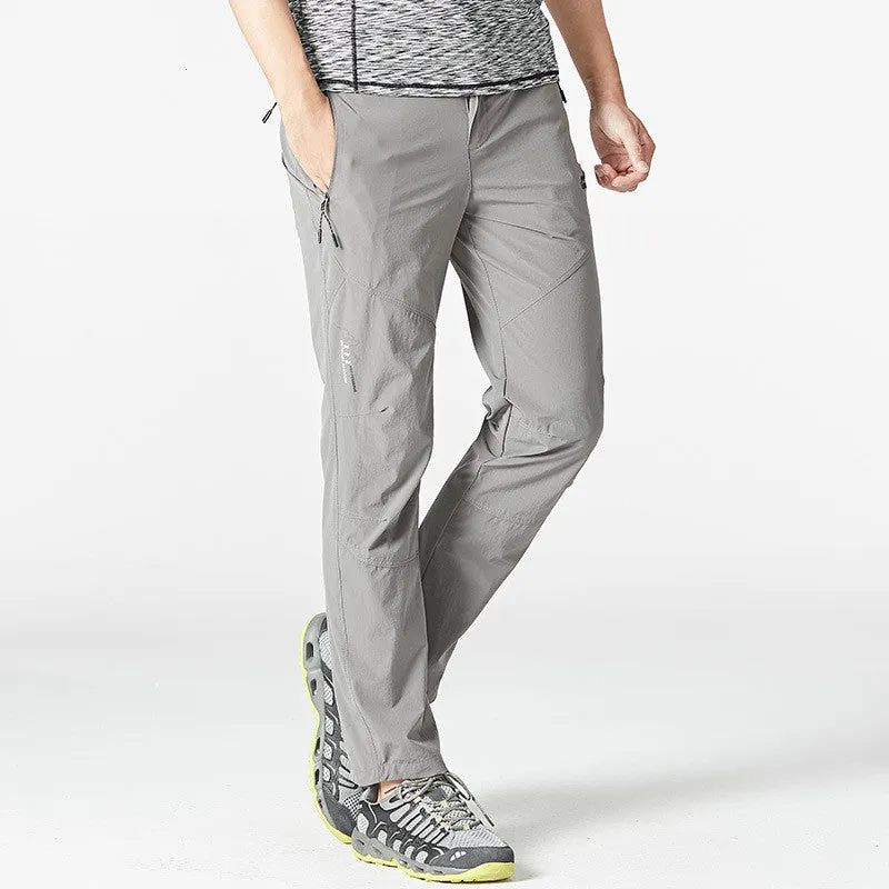 Outdoor Quick-drying Pants Men's And Women's Thin Elastic