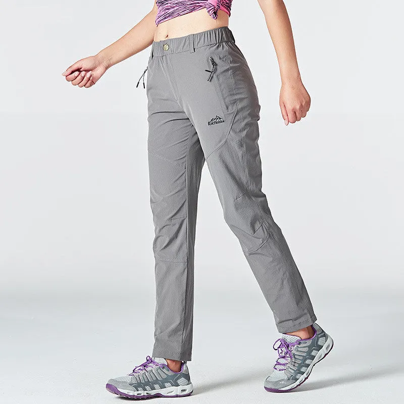 Outdoor Quick-drying Pants Men's And Women's Thin Elastic