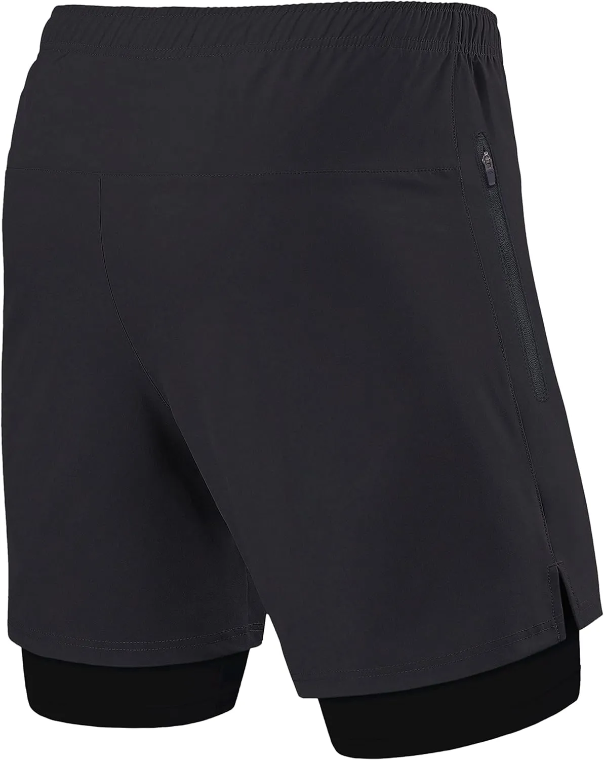 Short Running Homme - 2 en 1 avec Poche Zippe | Fitnessterapy