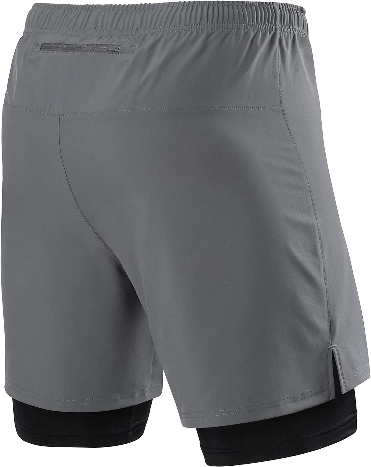 Short Running Homme - 2 en 1 avec Poche Zippe | Fitnessterapy