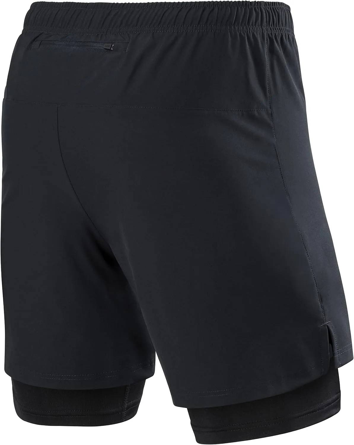 Short Running Homme - 2 en 1 avec Poche Zippe | Fitnessterapy