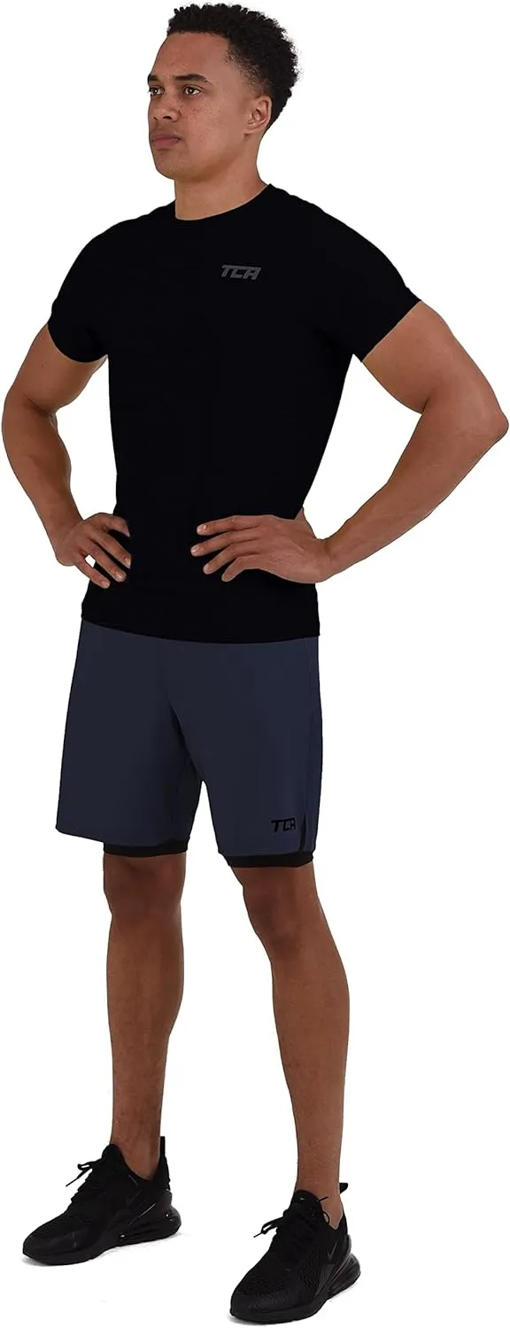 Short Running Homme - 2 en 1 avec Poche Zippe | Fitnessterapy