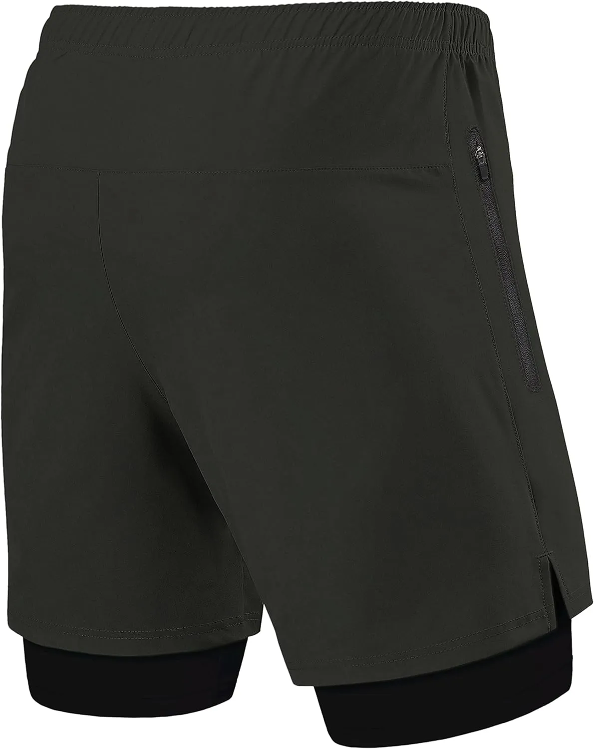 Short Running Homme - 2 en 1 avec Poche Zippe | Fitnessterapy