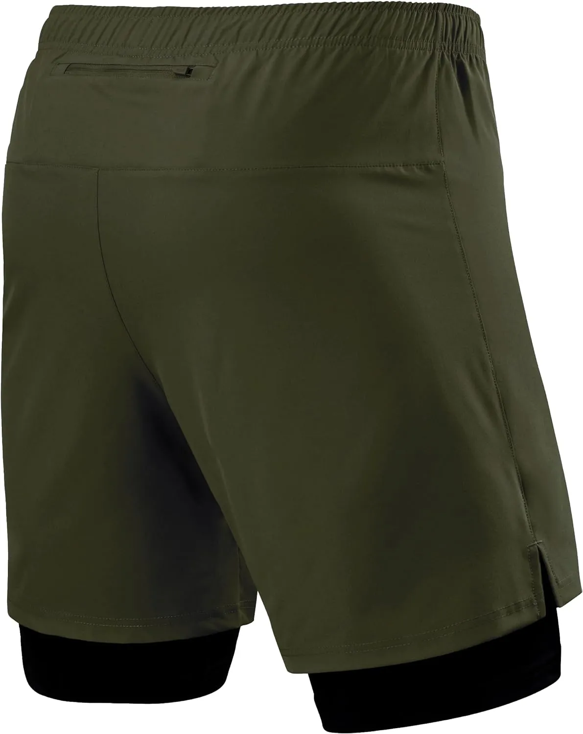 Short Running Homme - 2 en 1 avec Poche Zippe | Fitnessterapy