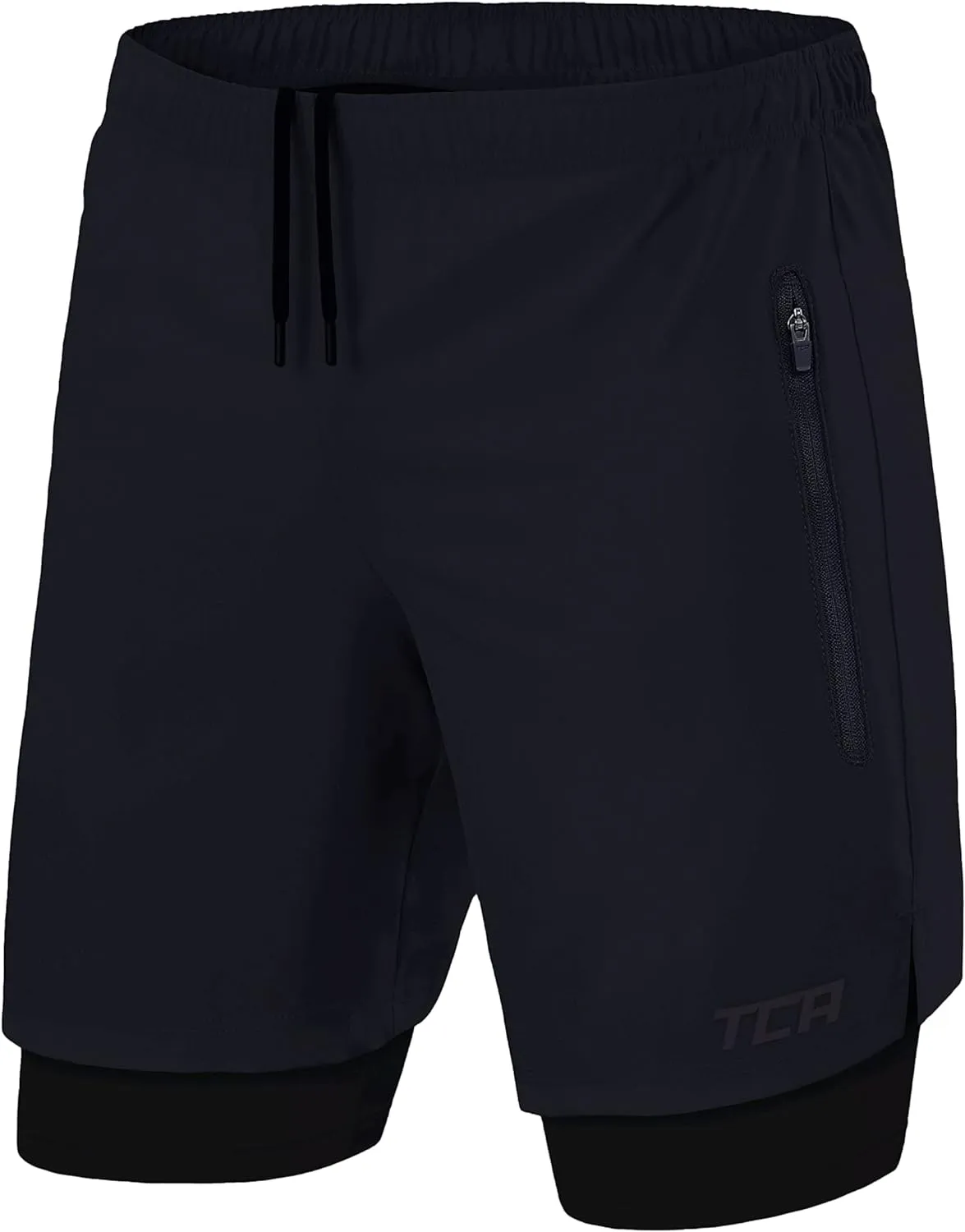 Short Running Homme - 2 en 1 avec Poche Zippe | Fitnessterapy