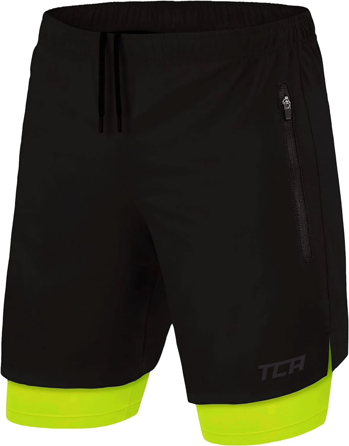 Short Running Homme - 2 en 1 avec Poche Zippe | Fitnessterapy