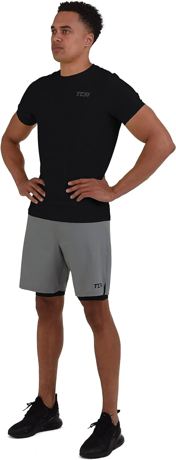 Short Running Homme - 2 en 1 avec Poche Zippe | Fitnessterapy