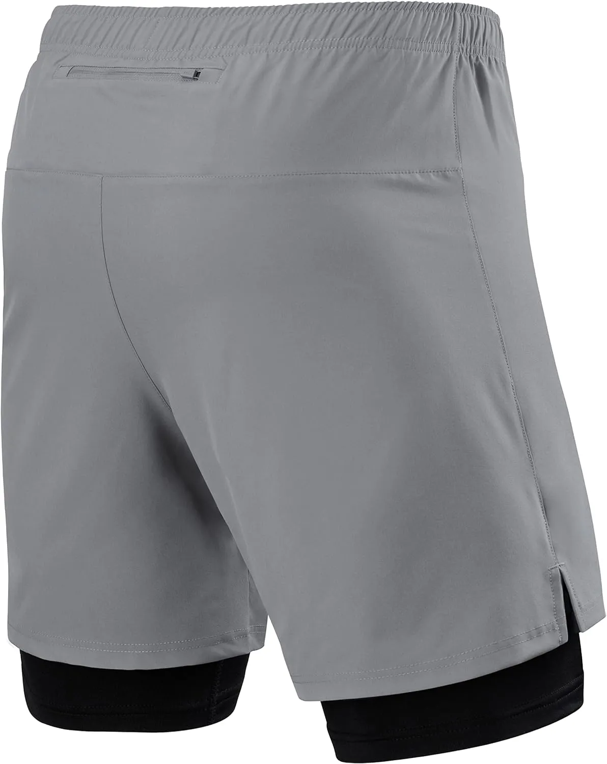 Short Running Homme - 2 en 1 avec Poche Zippe | Fitnessterapy