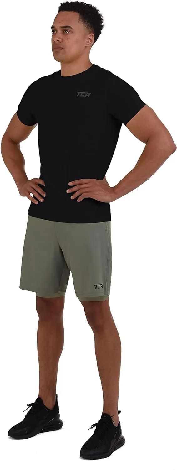 Short Running Homme - 2 en 1 avec Poche Zippe | Fitnessterapy
