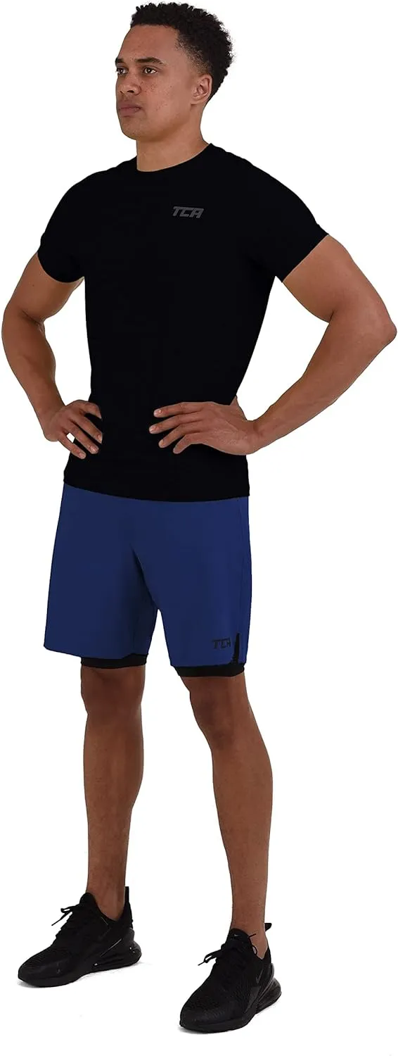 Short Running Homme - 2 en 1 avec Poche Zippe | Fitnessterapy