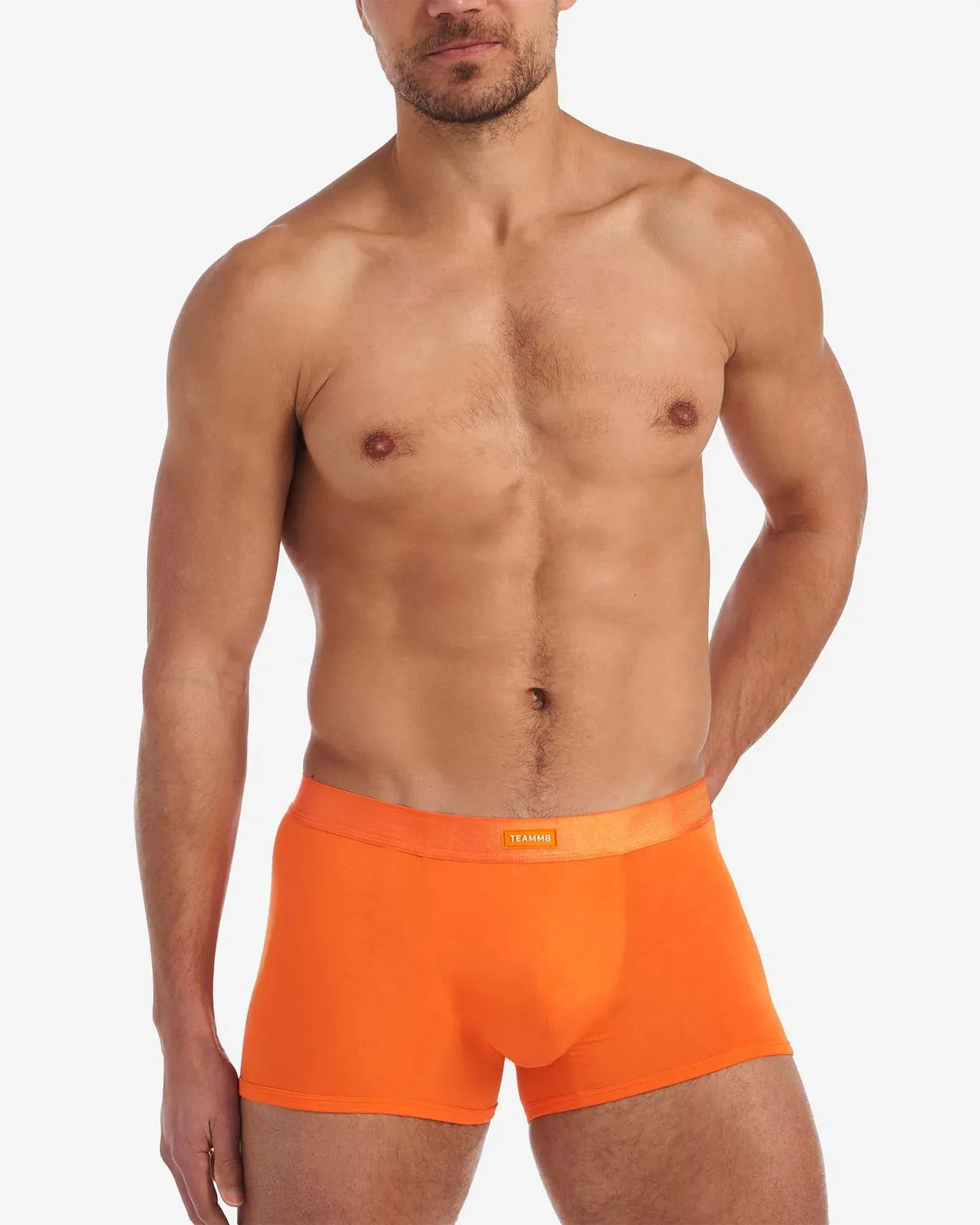Teamm8 You Bamboo boxer orange