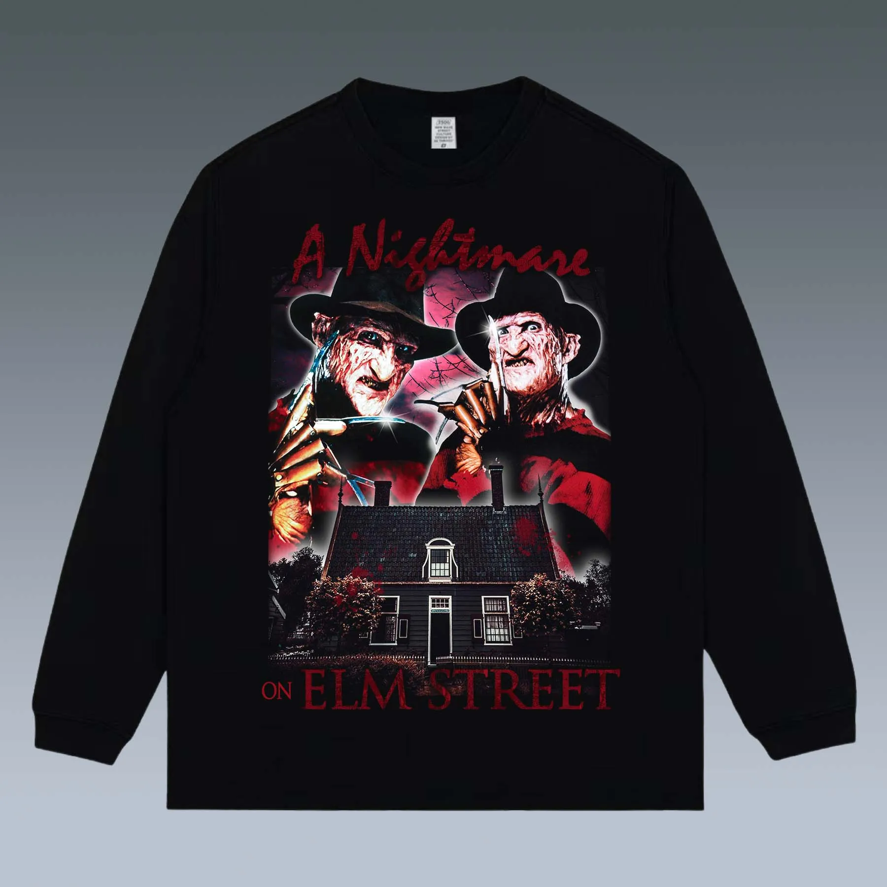 VINTAGE LONG SLEEVE TEE | A NIGHTMARE ON ELM STREET