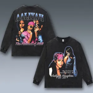 VINTAGE LONG SLEEVE TEE |  AALIYAH