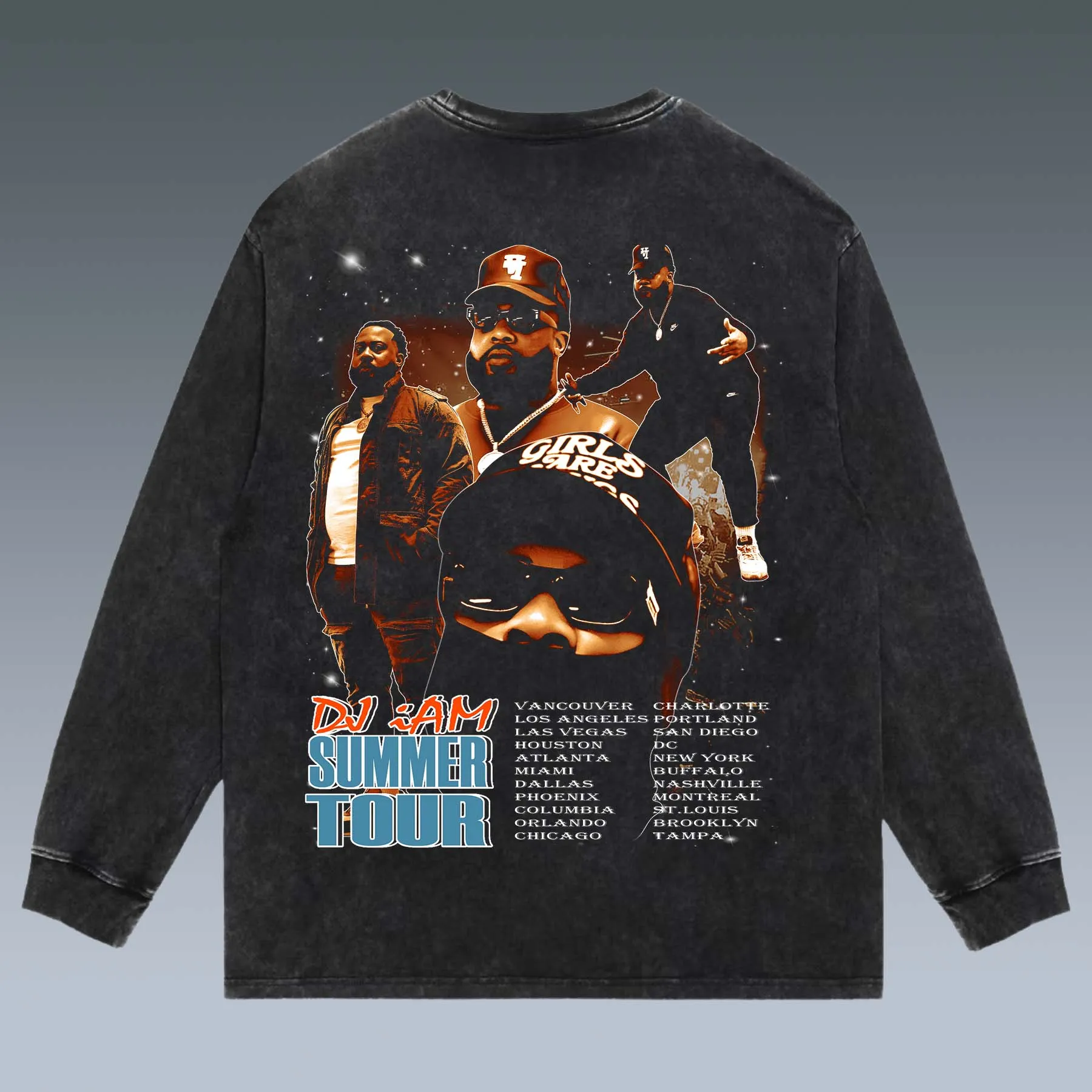 VINTAGE LONG SLEEVE TEE |  DJ AM