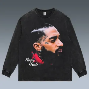 VINTAGE LONG SLEEVE TEE |  NIPSEY HUSSLE 4.26