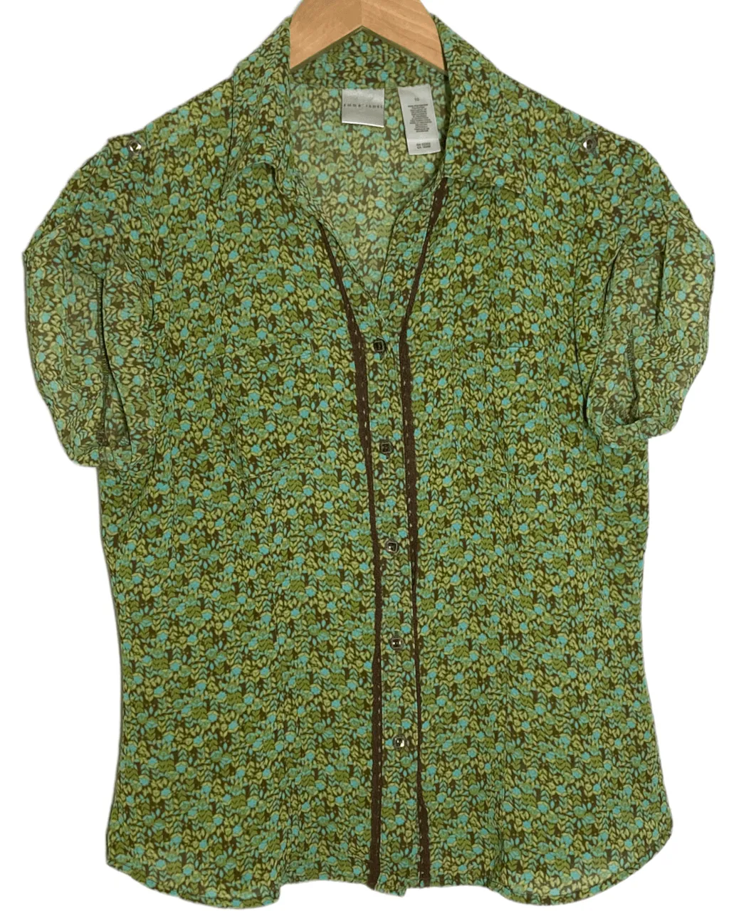 Warm Autumn Floral Print Shirt