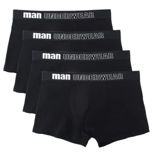West Louis Men Cotton Soft Boxers Underwear 4Pcs