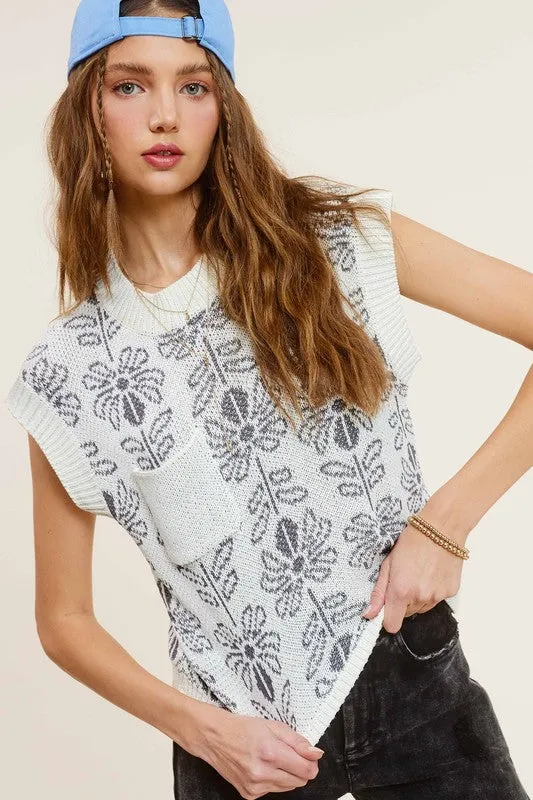 Wild Flower Floral Sweater