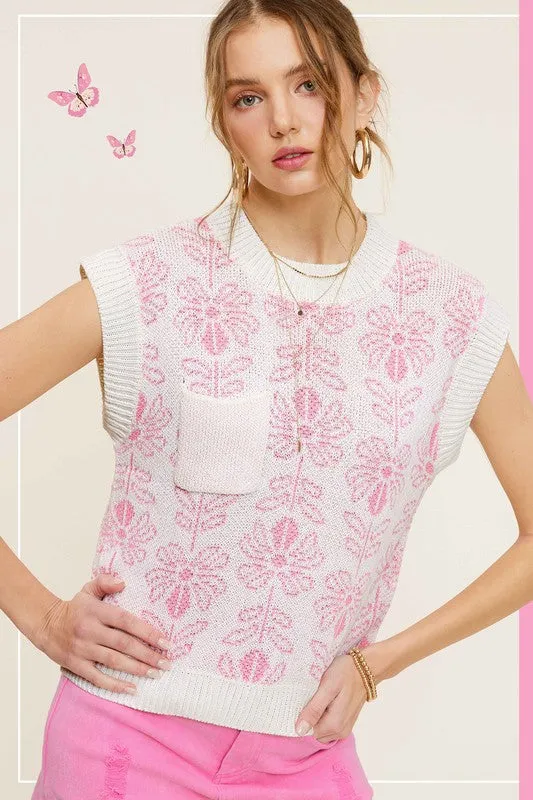 Wild Flower Floral Sweater
